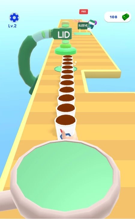 咖啡堆叠跑酷游戏(Coffee Stack)图3