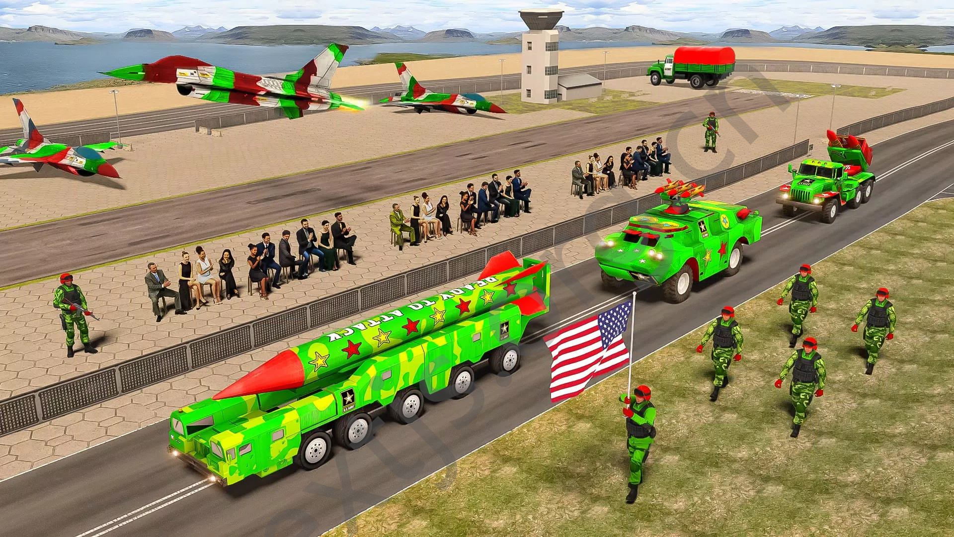 陆军导弹攻击游戏(Army Missile Attack Games)图2