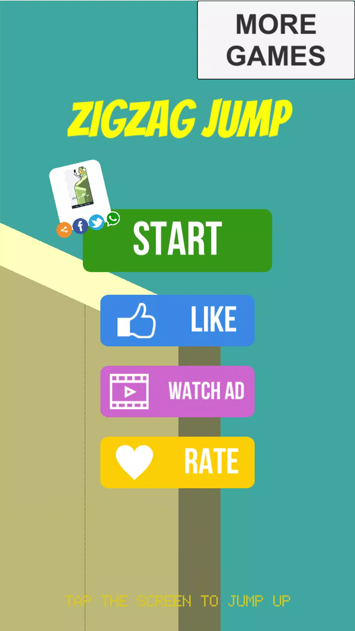 曲折跳跃游戏(Zigzag Jump)图1