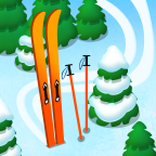 滑雪道冬季比赛游戏(Ski Run Winter race)