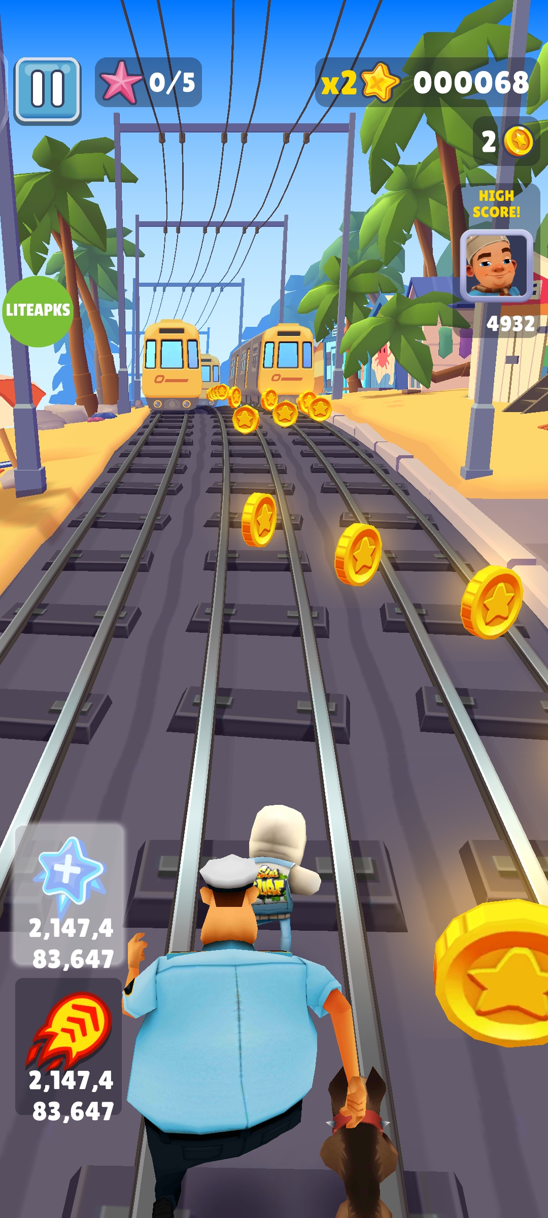 地铁跑酷变速版SubwaySurf图3