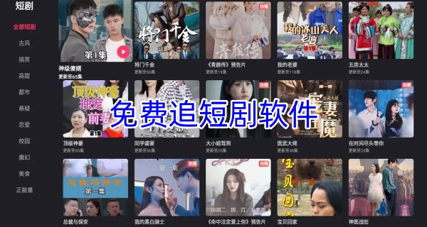 免费追短剧软件