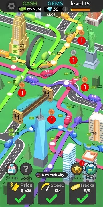 空闲地铁大亨（Subway Idle 3D）图3