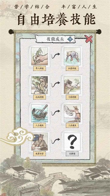 古代乡村人生图1