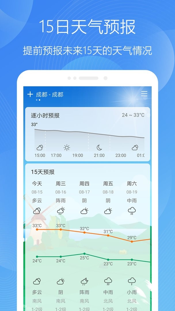 极简天气app图1