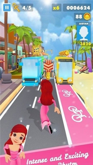 冰公主冒险跑酷（Subway Princess Rush）图1
