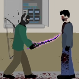 平面僵尸生存射击游戏