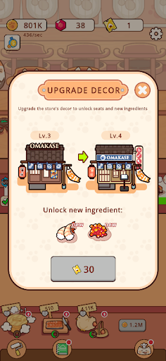 经营日式料理店（Idle Omakase）游戏图2