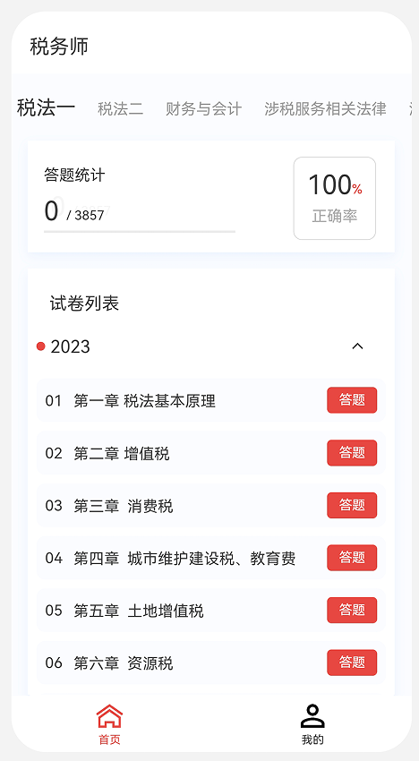 税务师100题库app图3
