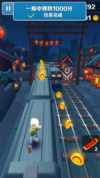 地铁跑酷星空版SubwaySurf图2