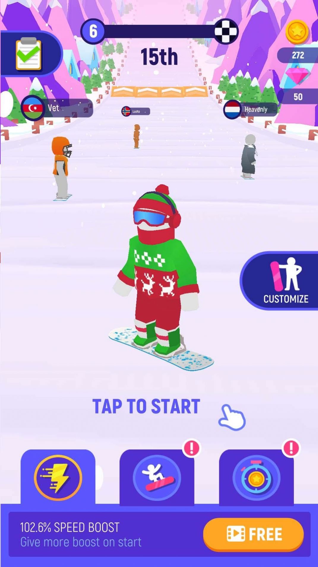 压榨滑雪（crush ski）游戏图3