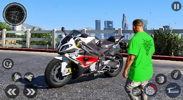 开放世界城市驾驶(Open World City Bike Driving)图3