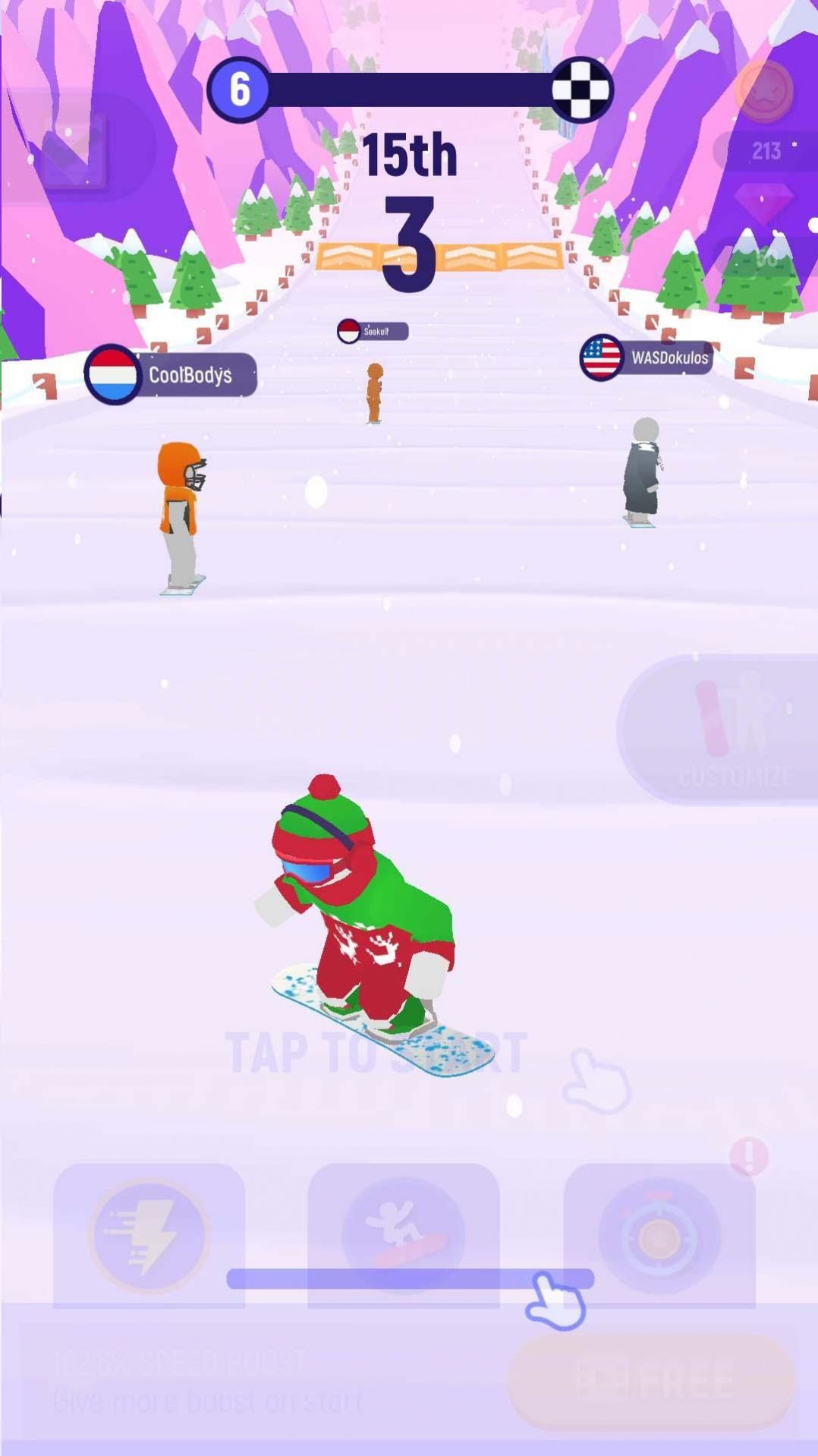 压榨滑雪（crush ski）游戏图2