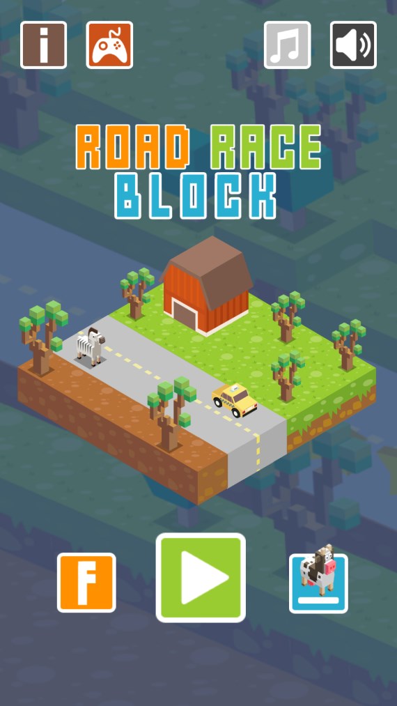 Road Race : Animal Block游戏图1
