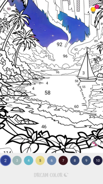 梦幻流数字油画游戏图2