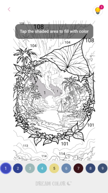梦幻流数字油画游戏图1