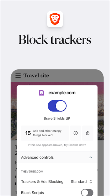 Brave浏览器app图1
