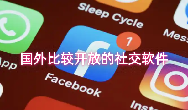 国外比较开放的社交软件