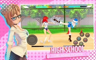 High School Girl Real Battle Simulator Fight Life图1