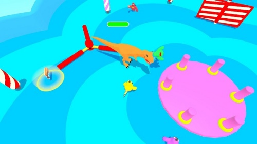 Dino Fights Ragdoll游戏图1