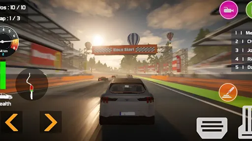 Cyberpunk Racing Game手机版图3