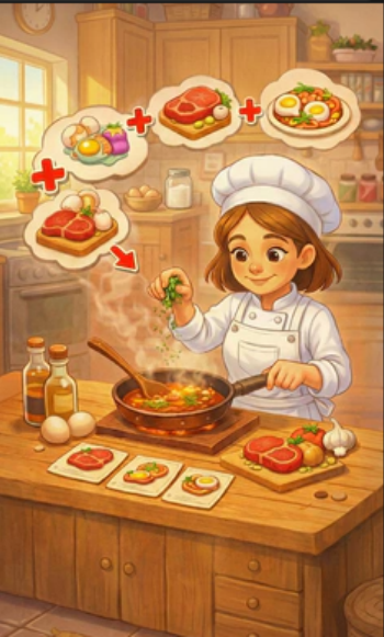 合并烹饪闲置餐厅游戏图1