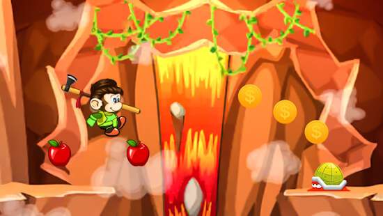 Jungle Monkey Run Game 2D图3