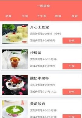 一周美食app图3