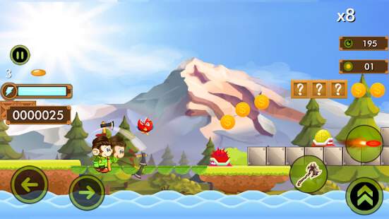 Jungle Monkey Run Game 2D图2