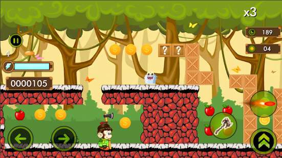 Jungle Monkey Run Game 2D图1