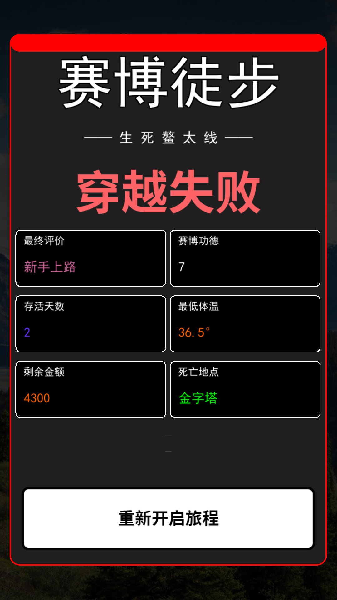 穿越鳌太线游戏图3