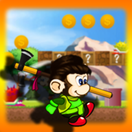 Jungle Monkey Run Game 2D
