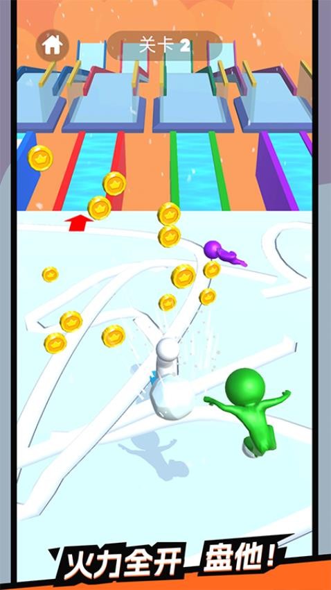 雪地竞速3D游戏图1