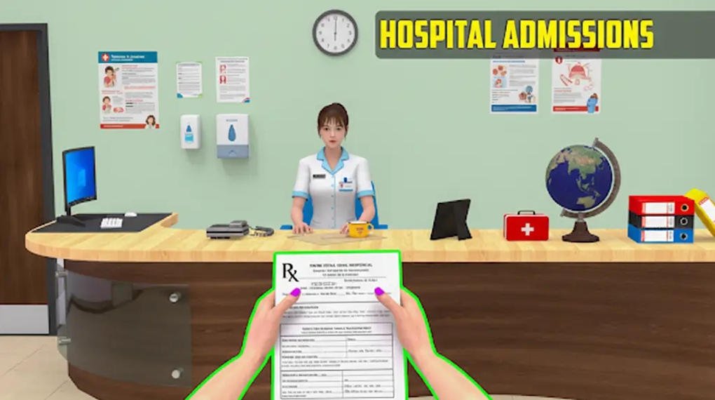 护士生活模拟器（Nurse Life Office Simulator）游戏图1