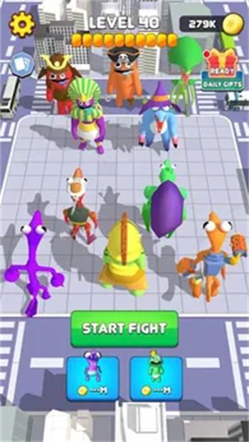 Color Friends Monster Battle游戏图1