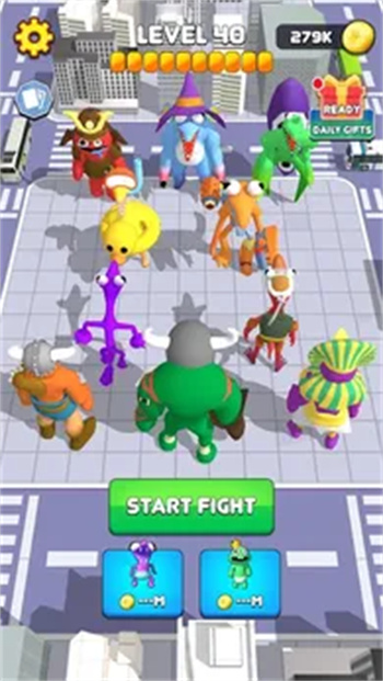 Color Friends Monster Battle游戏图2