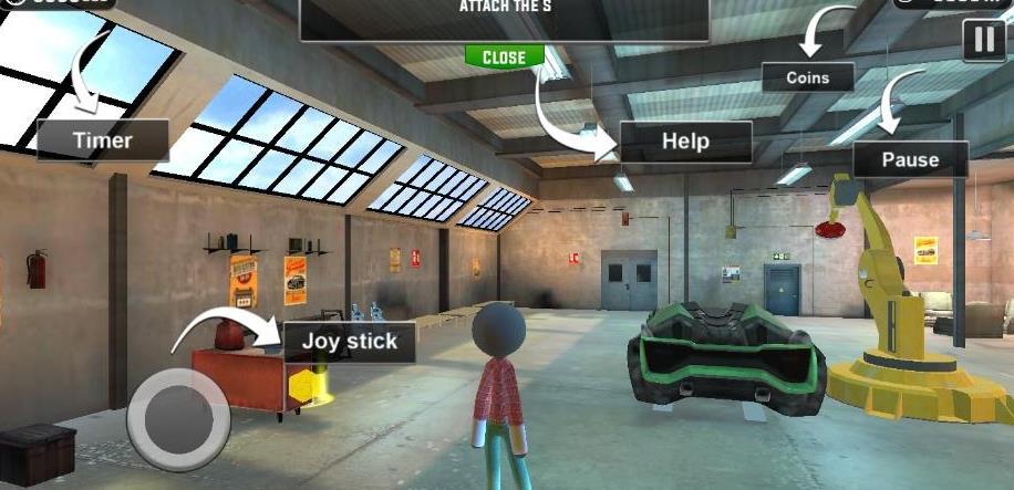 StickmanCarGarage图2