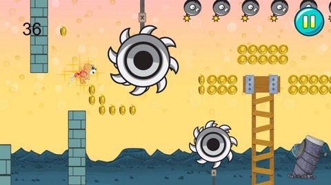 狗狗喷气背包游戏安卓版（Dogy Jetpack）图3