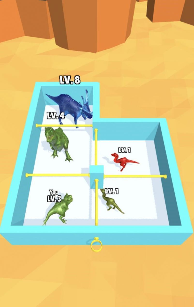 Dino Merge Maze游戏图2