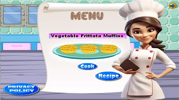 game cooking vegetable muffins游戏图1