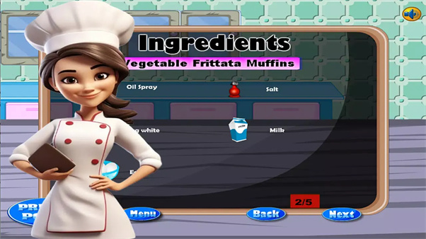 game cooking vegetable muffins游戏图3