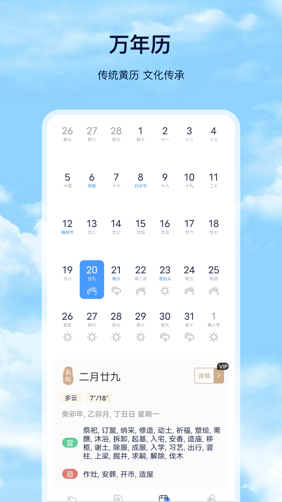 喵喵天气软件图3