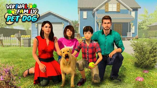 Virtual Family Pet Dog Family Adventure Game游戏图2