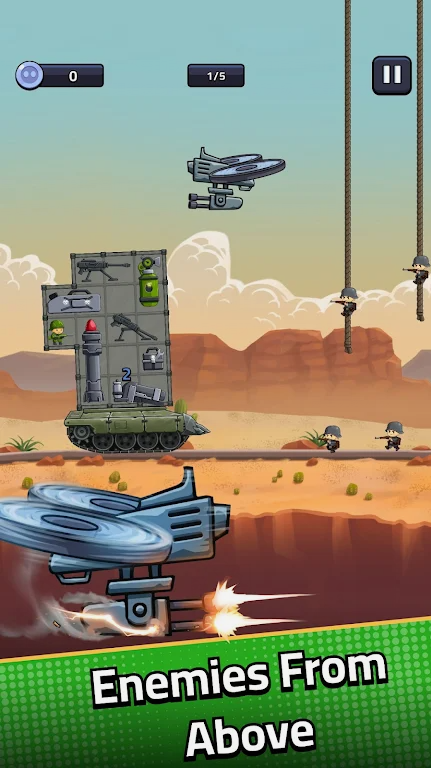 坦克防御：合并进攻（Tank Defense: Merge Attack）游戏图2