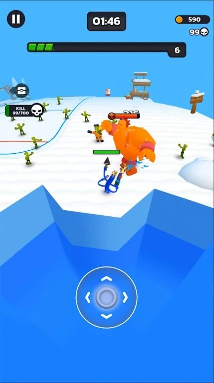 高个子男人的战斗游戏