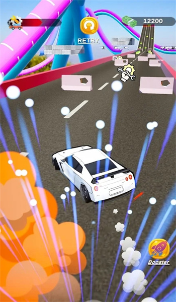 特技赛车游戏(Stunt Car 3D)图1