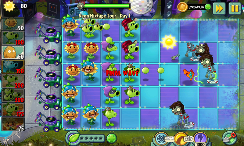 pvz2植物9999999级0阳光无冷却第4张截图