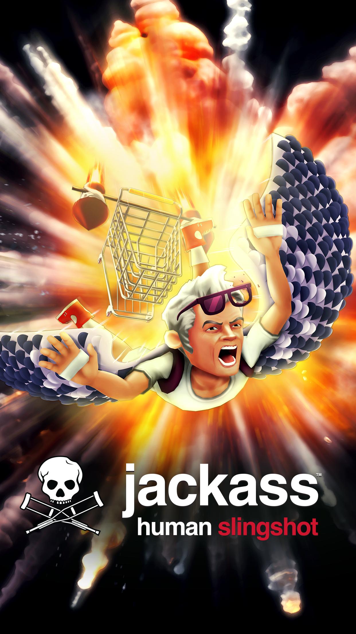 蠢蛋搞怪秀人体弹弓(Jackass)