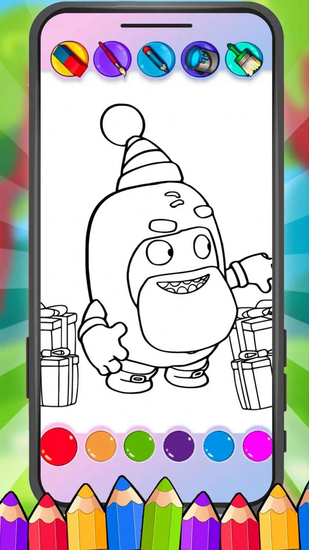  Oddbods Coloring Game第2张截图