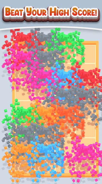 色彩流拼图游戏